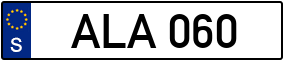 Truck License Plate